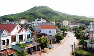 Vóc dáng nông thôn mới ở xã Long Sơn, huyện Sơn Động. Ảnh: baodantoc.vn