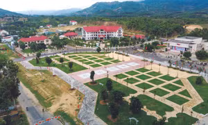Trung tâm huyện Kon Rẫy (Kon Tum) ngày nay. Ảnh: Văn Phương