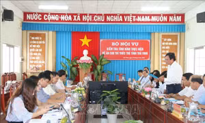 Quang cảnh buổi làm việc. Ảnh: Thanh Hòa – TTXVN