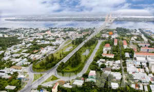 Thành phố Mỹ Tho. Ảnh: Nam Thái - TTXVN