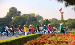  Áo dài kết nối du lịch và di sản Hà Nội
