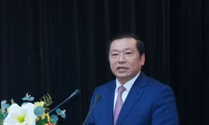 Đồng chí Lại Xuân Môn, Uỷ viên Trung ương Đảng, Phó Trưởng Ban Tuyên giáo Trung ương phát biểu tại Hội nghị. Ảnh: Phương Hoa – TTXVN