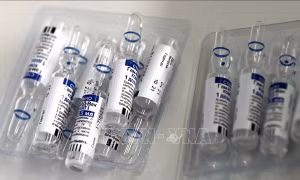 Vaccine ngừa COVID-19 Sputnik V của Nga. Ảnh: AFP/TTXVN