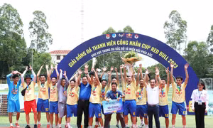 Bế mạc Giải bóng đá Thanh niên công nhân khu vực trung du Bắc Bộ và miền núi phía Bắc