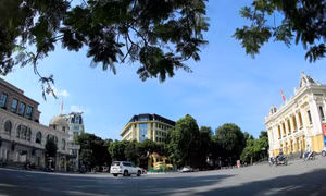 Quảng trường Cách mạng Tháng Tám hôm nay. Ảnh: Thanh Tùng