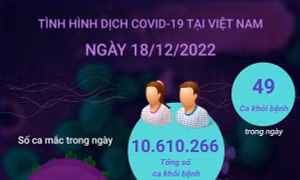 Dịch COVID-19: Ngày 18/12, chỉ còn 177 ca COVID-19 mới, thấp nhất trong 2 tháng qua