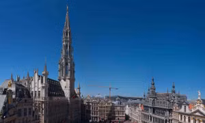 Thảm hoa 2022 tại Quảng trường Lớn, thủ đô Brussels, Bỉ. Ảnh: TTXVN phát