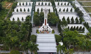Quang cảnh Nghĩa trang liệt sĩ quốc gia Vị Xuyên (huyện Vị Xuyên, tỉnh Hà Giang). Ảnh: Hoàng Hiếu – TTXVN