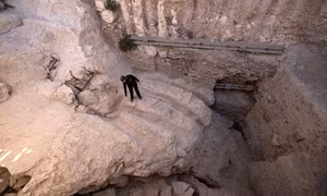Các đường ống bằng đá đẽo được các nhà khảo cổ học Israel khai quật mới đây. Nguồn: The News
