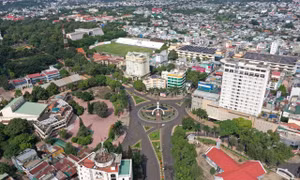 Thành phố Buôn Ma Thuột (Đắk Lắk) hôm nay. Ảnh: TTXVN