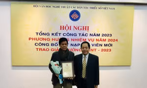 61 tác giả được trao giải thưởng Văn học nghệ thuật các dân tộc thiểu số Việt Nam