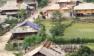 Sơn La: Nhiều nhà dân bị thiệt hại do mưa dông