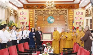 Phó Thủ tướng Thường trực Trương Hòa Bình chúc mừng Đại lễ Phật đản