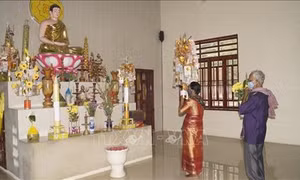 Bình Phước: Đồng bào Khmer đón Tết cổ truyền tại nhà ấm áp, an toàn và tiết kiệm
