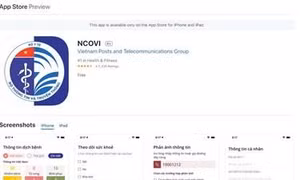 Dịch COVID-19: Hơn 115.000 bản khai y tế tự nguyện trên ứng dụng NCOVI