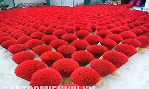 Làng nghề làm hương và tăm hương Quảng Phú Cầu