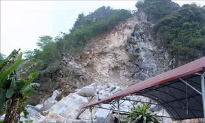 Thái Nguyên cảnh báo nguy cơ sạt lở đất đá ở huyện Định Hóa