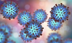 Mô hình 3D cấu trúc nguyên tử của nhóm virus gây bệnh truyền nhiễm