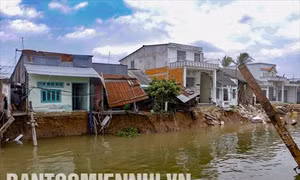 Hai lần đối mặt sạt lở ở vàm Thới An, Cần Thơ