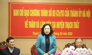 Huyện Thạch Thất xây dựng nông thôn mới gắn với tạo việc làm, nâng cao thu nhập người dân