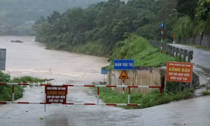 Lạng Sơn mưa lớn gây úng ngập, nước sông suối dâng cao