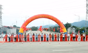 Khánh thành Dự án đầu tư xây dựng cầu và tuyến đường tránh thị trấn Sơn Dương