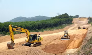 Chuyển đổi đất đắp giải quyết thiếu vật liệu các dự án đầu tư công