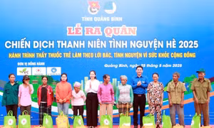 Thanh niên ra quân tình nguyện, mang lại lợi ích cho cộng đồng