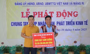 Gần 2 tỷ đồng hỗ trợ người dân khắc phục hậu quả do bão