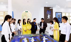 Trung tâm Giáo dục đào tạo trí tuệ nhân tạo và Công nghệ (AIC) được đặt tại Trường Đại học Đà Lạt. Ảnh: dlu.edu.vn