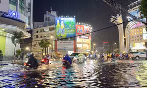 Khu vực Long Xuyên và Rạch Giá có khả năng ngập úng cục bộ khi mưa lớn