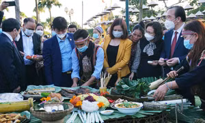 Các hoạt động chào năm mới 2022 tại Làng Văn hóa - Du lịch các dân tộc Việt Nam