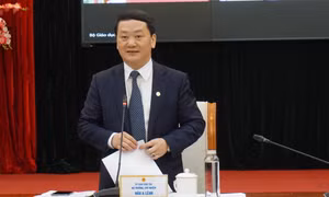 Ông Hầu A Lềnh, Bộ trưởng, Chủ nhiệm Ủy ban Dân tộc phát biểu chỉ đạo. Ảnh: Hoàng Tâm - DTMN