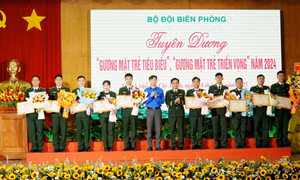 Bộ đội Biên phòng tuyên dương 20 gương mặt trẻ tiêu biểu, triển vọng năm 2024