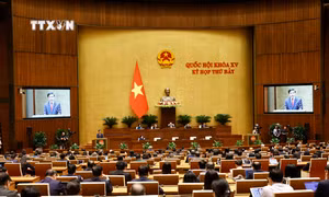Quang cảnh phiên bế mạc. Ảnh: Doãn Tấn - TTXVN