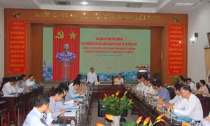 Quang cảnh buổi làm việc. Ảnh: Chanh Đa - TTXVN