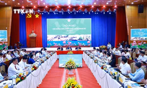 Hội nghị lần thứ 3 Hội đồng điều phối vùng Đông Nam Bộ. Ảnh: Dương Giang-TTXVN