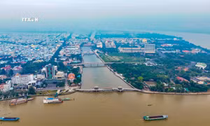 Thành phố Cần Thơ bình yên trong những ngày cuối năm 2024. Ảnh: Thanh Liêm - TTXVN