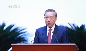 Tổng Bí thư, Chủ tịch nước Tô Lâm phát biểu. Ảnh: Dương Giang - TTXVN