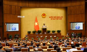 Quang cảnh phiên bế mạc. Ảnh: Doãn Tấn - TTXVN
