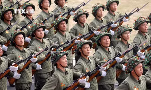 Sơ duyệt Lễ kỷ niệm 70 năm Chiến thắng Điện Biên Phủ 
