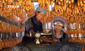 Độc đáo ngôi Nhà ngô ở Màng Mủ 