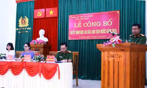 Hà Giang trao quyết định đặc xá của Chủ tịch nước cho 4 phạm nhân 