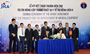 Nhật Bản hỗ trợ hơn 300 tỷ đồng nâng cấp trang thiết bị y tế tại Bệnh viện K