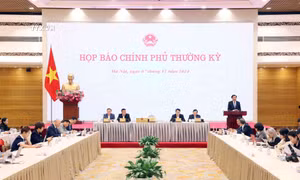 Họp báo Chính phủ thường kỳ: Nghiên cứu kỹ chế độ, chính sách cho cán bộ dôi dư khi tinh gọn bộ máy