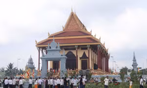 Khánh thành Chánh điện và Kiết giới Sima Học viện Phật giáo Nam tông Khmer