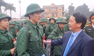 Những người con Hà Giang mang khát vọng tuổi trẻ vào quân ngũ