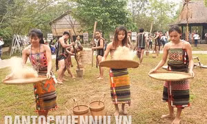 Tái hiện Lễ hội mừng lúa mới của đồng bào S'tiêng