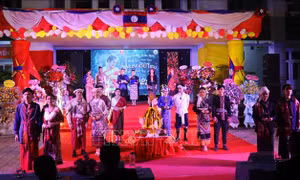 Quang cảnh buổi lễ. Ảnh: Tường Vi - TTXVN