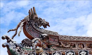 Công trình được xây dựng năm 1919 dưới thời vua Khải Định (1916 - 1925). Ảnh: Đỗ Trưởng - TTXVN